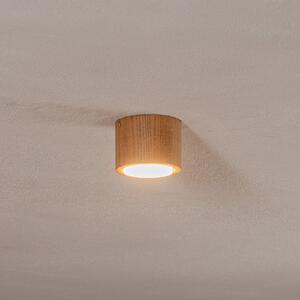 Envostar Ernest Downlight GX53 din lemn, rotund, reglabil, Lemn, Camera de zi / sufragerie, Lemn