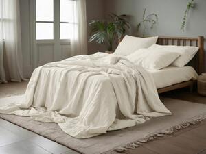 Lenjerie de pat din muselina PURELY crem Dimensiunile lenjeriei: 80 x 80 cm | 155 x 220 cm