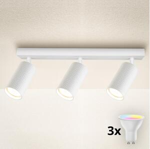 Brilagi - Spot LED RGBW reglabil SELE MODERN, 3x GU10/4,8W/230V, alb