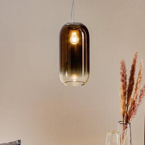 Artemide Gople Mini lampă suspendată bronz/argint, reglabil, Bronz / Alamă Veche, Camera de zi / sufragerie, Sticlă, Design
