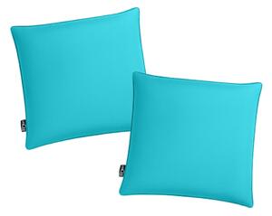 Set 2 buc perne de exterior CALINO 45x45 cm, albastru azur