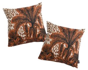 Set 2 buc perne de exterior TERRABANA 45x45 cm, maro
