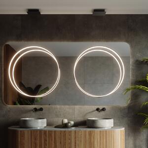 SOLLUX LIGHTING Lampă suspendată LED Rio 55, verticală 3.000 K negru, Negru, Camera de zi / sufragerie, Aluminiu, Modern