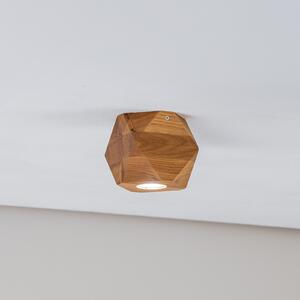 Envostar Peach Puff plafonieră poliedru lemn 1 bec, reglabil, Lemn, Camera de zi / sufragerie, Lemn, Modern