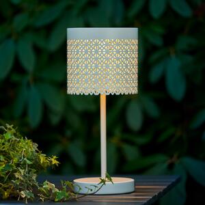 By Rydéns Maison lampă masă LED acu IP44 alb-nisip, reglabil, Alb, Metal, Scandinavă
