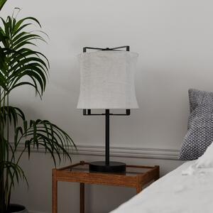 By Rydéns Softy lampă de masă cu abajur in, Negru, Camera de zi / sufragerie, Țesătură / Textil, Scandinavă