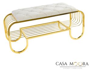 Bancheta cu pantofar /AURIU/NEGRU /catifea / Chesterfield