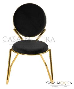 SCAUN LOUNGE- AURIU-NEGRU
