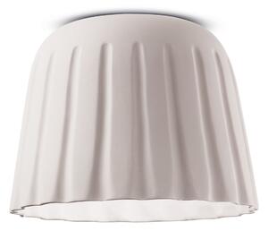 Ferroluce Plafonieră Madame Gres ceramică înălțime 29 cm, alb, reglabil, Alb, Camera de zi / sufragerie, Ceramică, Modern