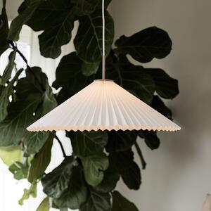 PR Home Lampă suspendată Dora, Ø 60 cm, hârtie, alb, reglabil, Alb, Camera de zi / sufragerie, Hârtie / Carton, Scandinavă