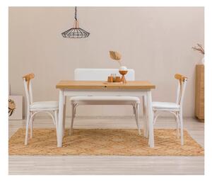 Set mobilier sufragerie Duvasa 23 (alb) (pentru 4 persoane). 1093794