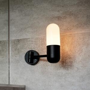 PR Home Aplică de perete pentru baie Zeta, negru, IP44, pivotantă, reglabil, Negru, Baie, Metal, Modern