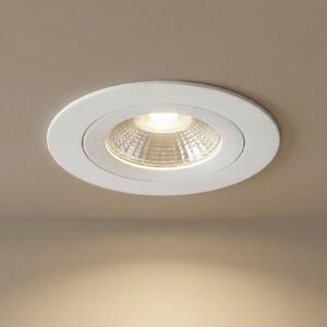Sigor Spot de tavan cu LED Diled, Ø 8,5 cm, 10 W, 3.000 K, alb, reglabil, Alb, Camera de zi / sufragerie, Aluminiu, Modern, Corpuri de iluminat încastrate rotunde