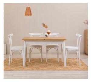 Set mobilier sufragerie Duvasa 26 (alb) (pentru 4 persoane). 1093811