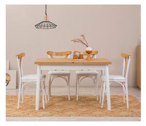 Set mobilier sufragerie Duvasa 25 (alb) (pentru 4 persoane). 1093810
