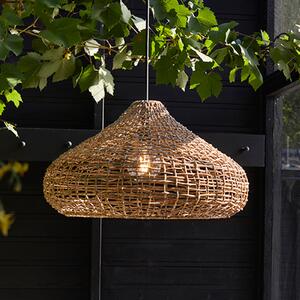 PR Home Mira lampă suspendată de exterior, Lampakanay, priză, Ø 58 cm, Maro / Rugină, Altele