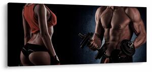 Tablou - Fitness (120x50 cm)