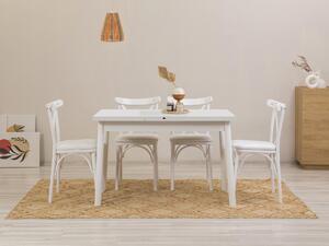 Set mobilier sufragerie Duvasa 11 (alb) (pentru 4 persoane). 1093813
