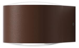 LOOM DESIGN Frey Aplică de perete cu LED IP65 1x6W corten, Maro / Rugină, Aluminiu, Modern