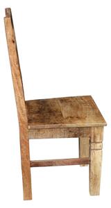 Set 2 scaune din lemn Rustic maro