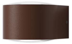 LOOM DESIGN Frey Aplică de perete cu LED IP65 2x6W corten, Maro / Rugină, Aluminiu, Modern