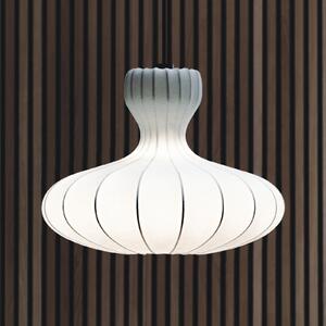 LOOM DESIGN Lampă suspendată LED Portobello Ø 60 cm, reglabil, Alb, Camera de zi / sufragerie, Țesătură / Textil, Scandinavă