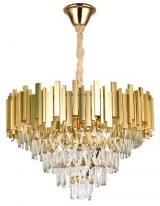 Lustra clasica 9 becuri E14 cristal 87240 Erste