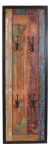 Cuier din lemn reciclat Bali 35 x 8 x 110 cm