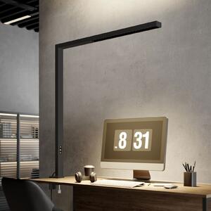 Arcchio LED lampă de birou Jolinda, negru, aluminiu, dimabil, reglabil, Negru, Studiu / Birou, Aluminiu, Modern, Birou de masă