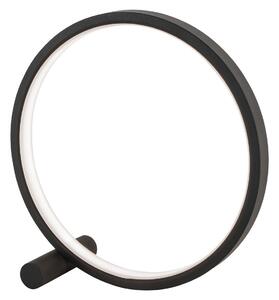 Viokef Lampă de masă Circle LED, negru, Negru, Camera de zi / sufragerie, Aluminiu, Modern