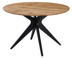 Masa Bucatarie/Dining Rotunda Tappas MDF Stejar Sonoma Diametru 120 Cm