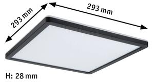 Paulmann 79921 - Panou LED dimabil 16W ATRIA 230V 3000K 29,3x29,3 cm negru