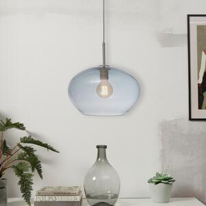 IT´S ABOUT ROMI IT'S Lampă suspendată Bologna, gri deschis, 1 bec, reglabil, Gri, Bucătărie, Sticlă, Modern