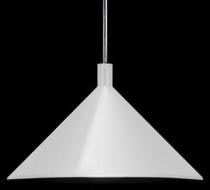 Martinelli Luce Cono lampă susp. alb, Ø 30 cm, reglabil, Alb, Camera de zi / sufragerie, Metal, Design