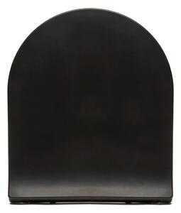 Capac WC Glacera negru mat AL030SBL