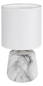 Rabalux 74067 - Lampă de masă NALISA 1xE14/40W/230V, alb cu decor marmură