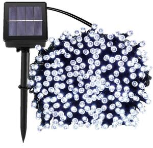 Instalatie LED solara 100 LED, Alb rece