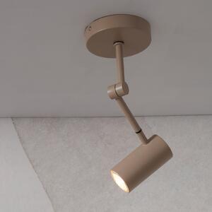 IT´S ABOUT ROMI IT'S Spot de plafon Montreux, nisip, reglabil, reglabil, Bej, Studiu / Birou, Metal, Modern