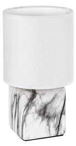 Rabalux 74069 - Lampă de masă NALISA 1xE14/40W/230V alb/decor marmură