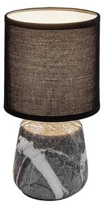 Rabalux 74066 - Lampă de masă NALISA 1xE14/40W/230V negru/decor marmură