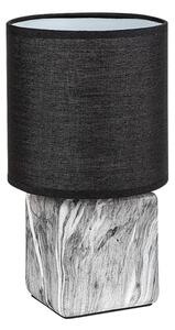 Rabalux 74068 - Lampă de masă NALISA, 1xE14/40W/230V, neagră/decor marmură
