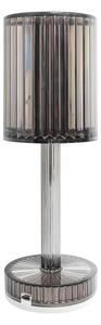 Lampă de birou LED tactilă reîncărcabilă SIMPLE LED/1W/5V 3000-6000K 2400 mAh fumurie