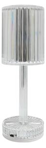 Lampă de birou tactilă reîncărcabilă SIMPLE LED/1W/5V 2400 mAh 3000-6000K transparentă