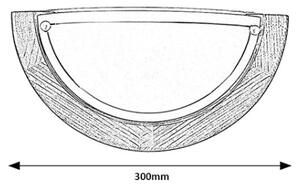 Brilagi - Aplica de perete ORBIS 1xE27/60W/230V 30 cm pin