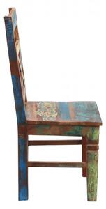 Set 2 scaune din lemn Riverboat multicolore