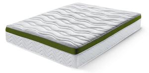 Saltea Ideal Sleep ALOE VERA AIRFLOW MEMORY, Arcuri Bonell, spumă poliuretanică elastică, spumă cu memorie, husă cu aerisire optimă, superortopedică, Grosime 30 cm, 80x200