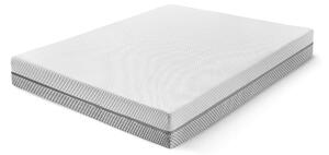 Saltea Ideal Sleep PERFECT COMFORT 4 in 1, spumă poliuretanica de susținere, spumă High Resilience, spumă cu memorie, husă detașabilă și lavabilă, superortopedică, Grosime 22 cm, 80x200