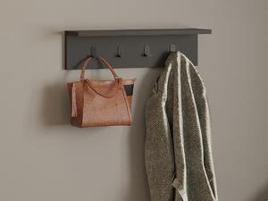 Cuier Elegant, Rustic Wood, UnicUtil, 60 x 14 x 16 cm, Gri