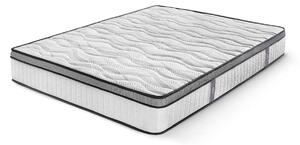 Saltea Ideal Sleep DREAM MEMORY, Arcuri Bonell, spumă poliuretanică fermă, spumă cu memorie, superortopedică, Grosime 26 cm, 90x190