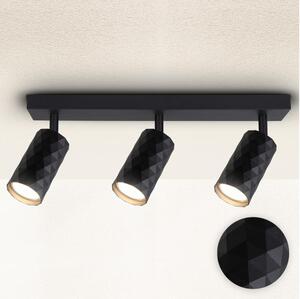 Brilagi - Spot aplicat SELE DIAMANT 3xGU10/30W/230V negru